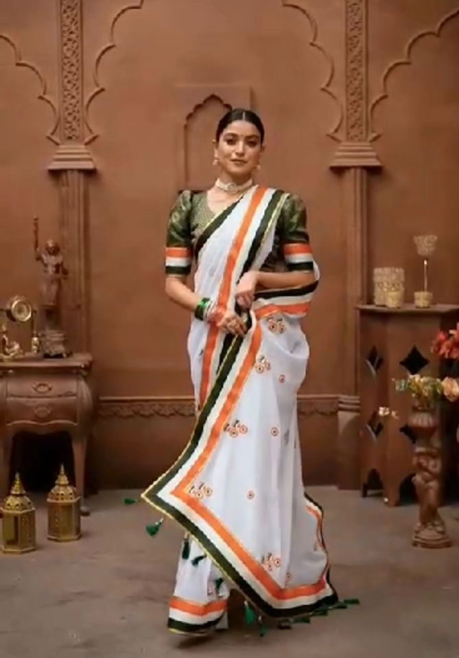 AAB Tiranga Special Festive Wear Designer Sarees Catalog